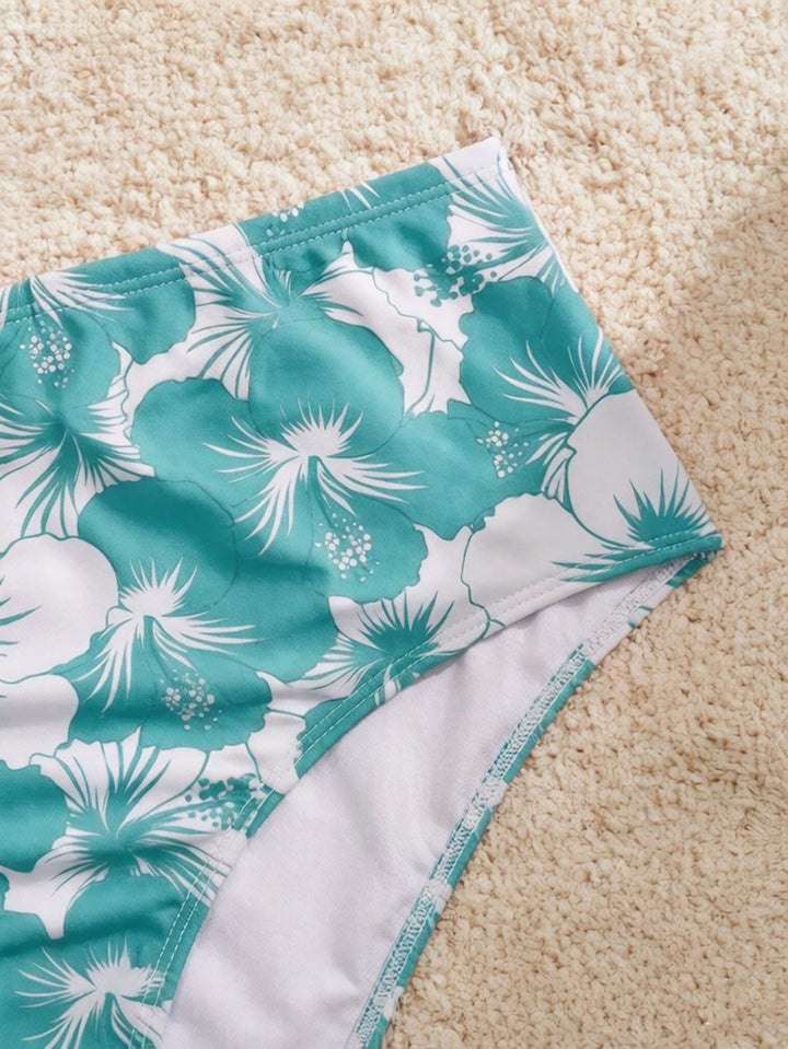 Set bikini de baie SHEIN, verde