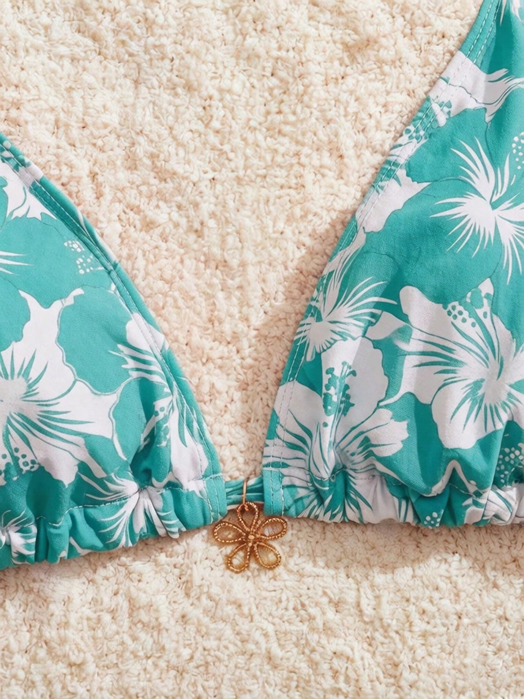Set bikini de baie SHEIN, verde