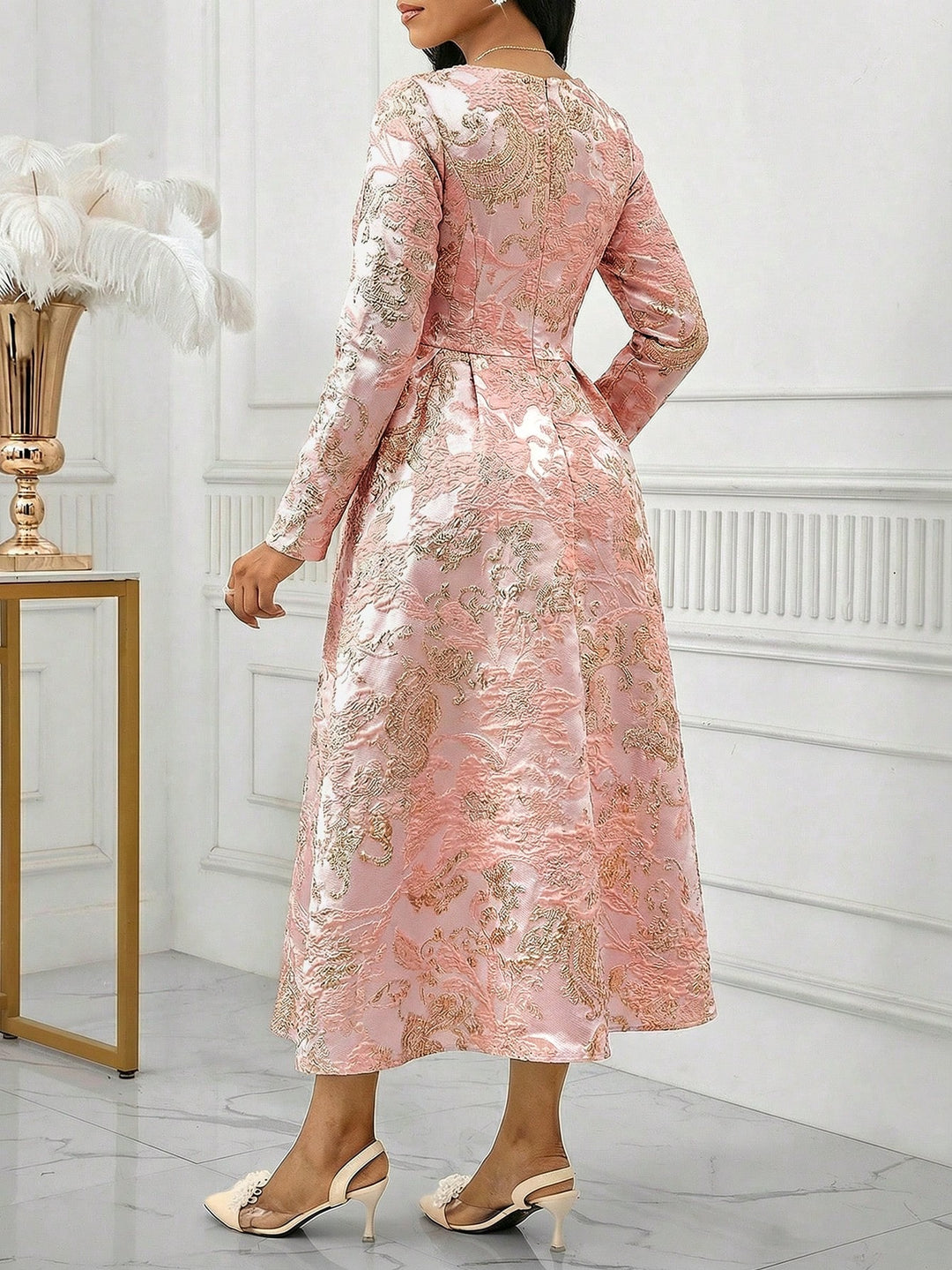 Rochie maxi SHEIN, mix culori