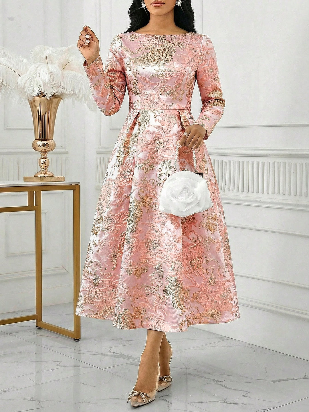 Rochie maxi SHEIN, mix culori