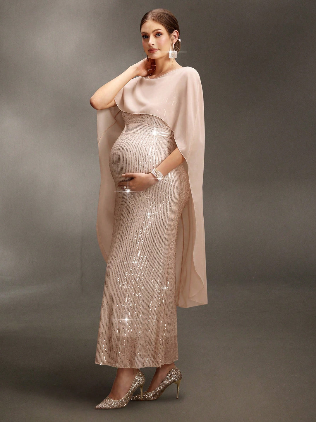 Rochie de maternitate SHEIN, auriu