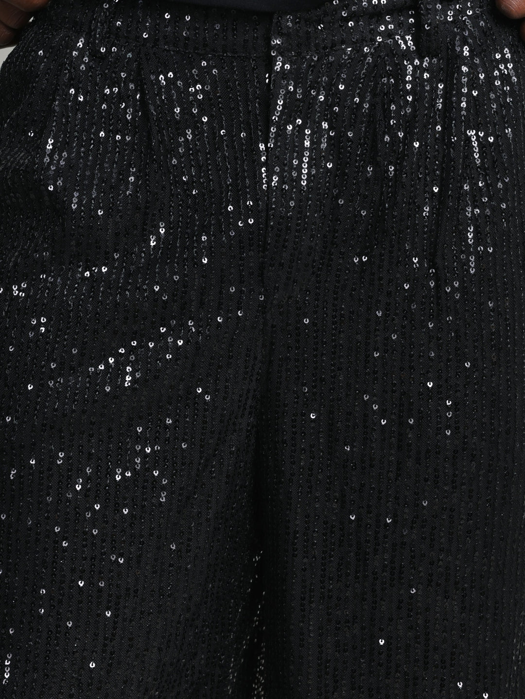 Pantaloni scurți SHEIN, negru