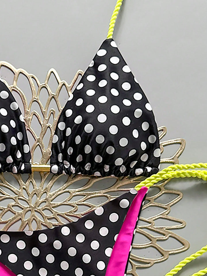 Set bikini SHEIN, mix culori