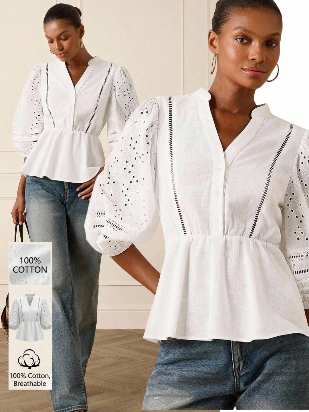 Bluza SHEIN, alb