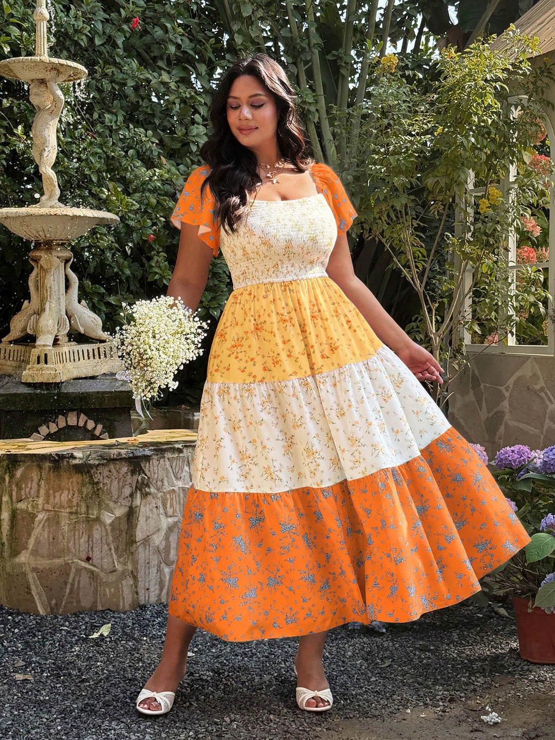 Rochie SHEIN, mix culori