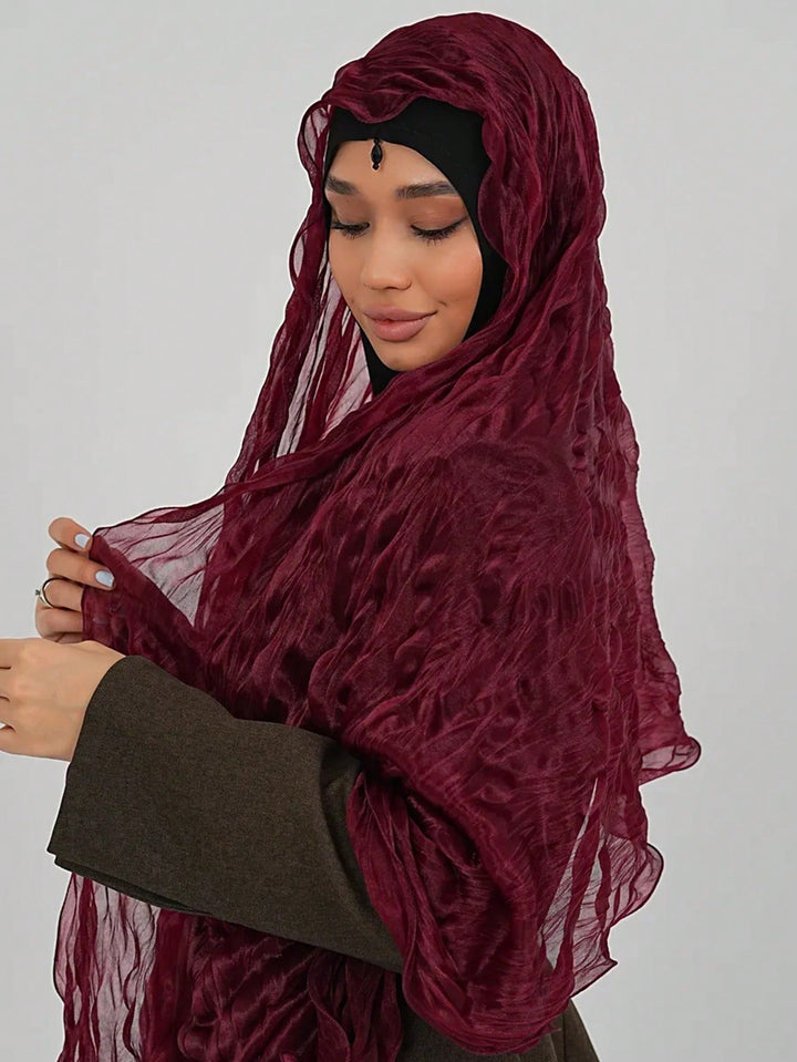 Fular SHEIN, vișiniu