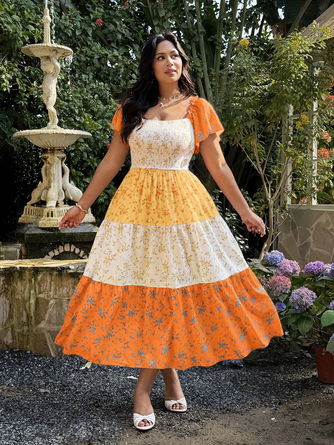 Rochie SHEIN, mix culori