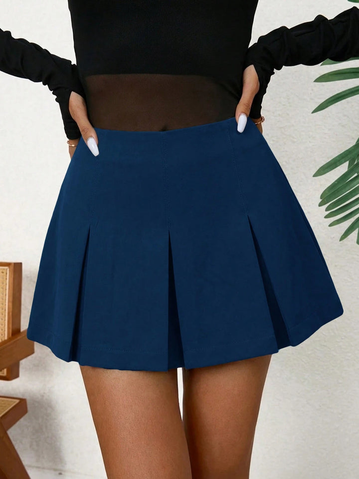 Fustă pantalon SHEIN, albastru