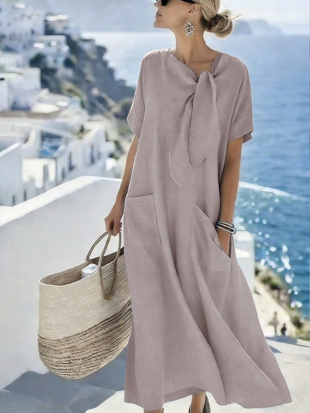 Rochie maxi SHEIN, gri