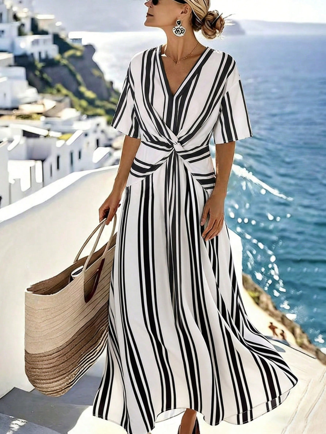 Rochie maxi SHEIN, mix culori