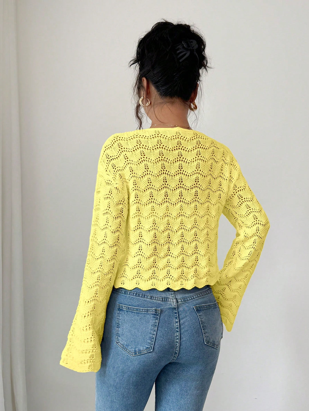 Cardigan SHEIN, galben