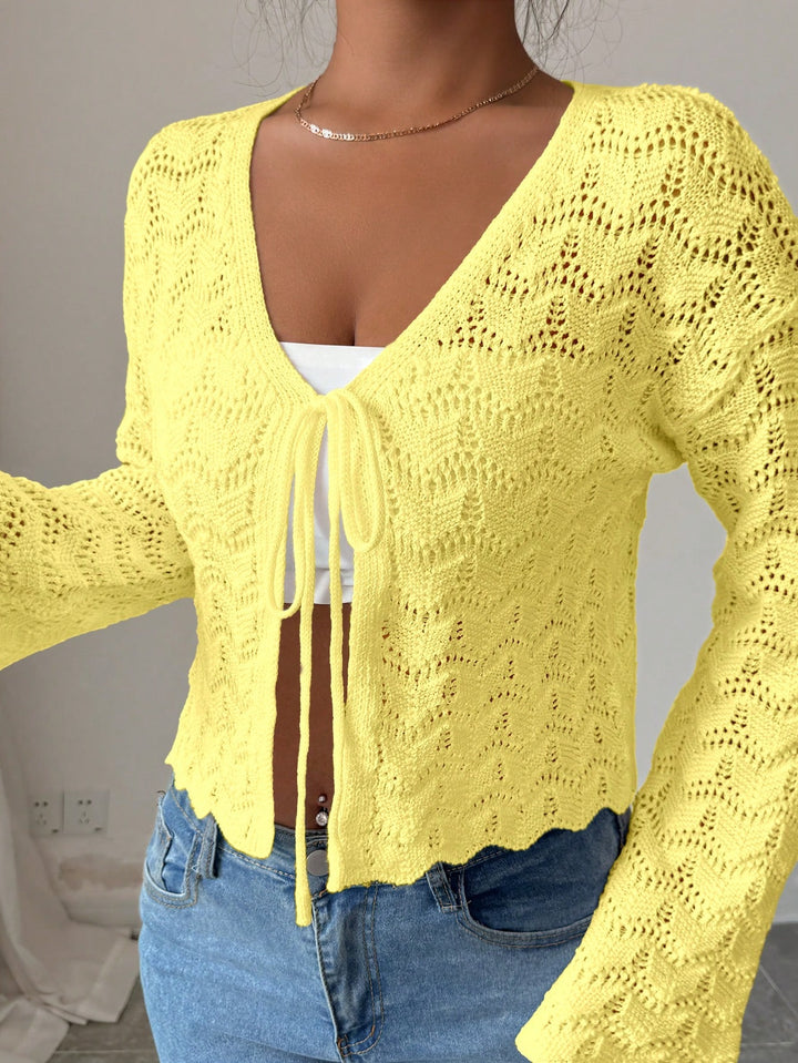 Cardigan SHEIN, galben