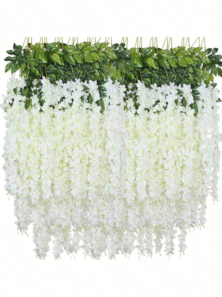 Floari artificiale SHEIN, alb
