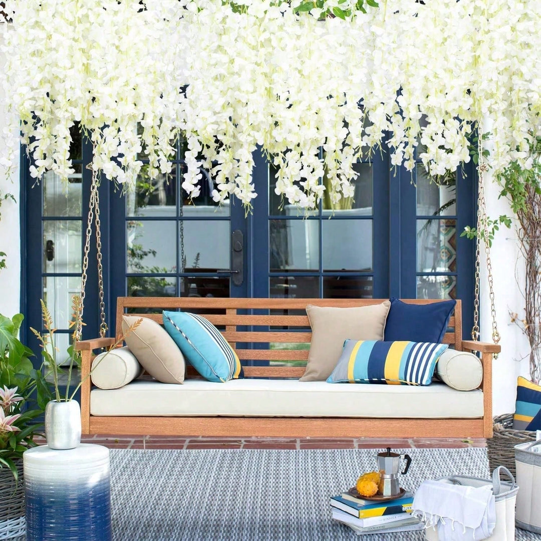 Floari artificiale SHEIN, alb