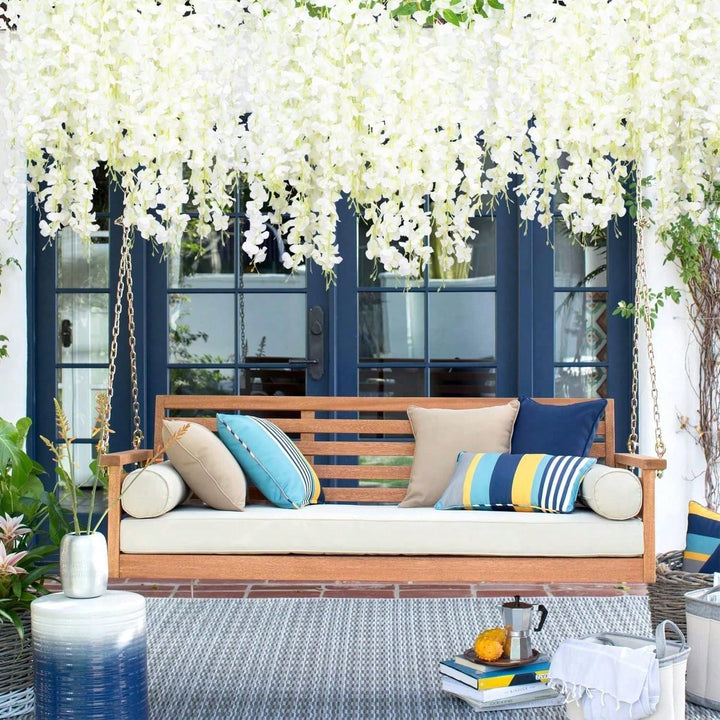 Floari artificiale SHEIN, alb