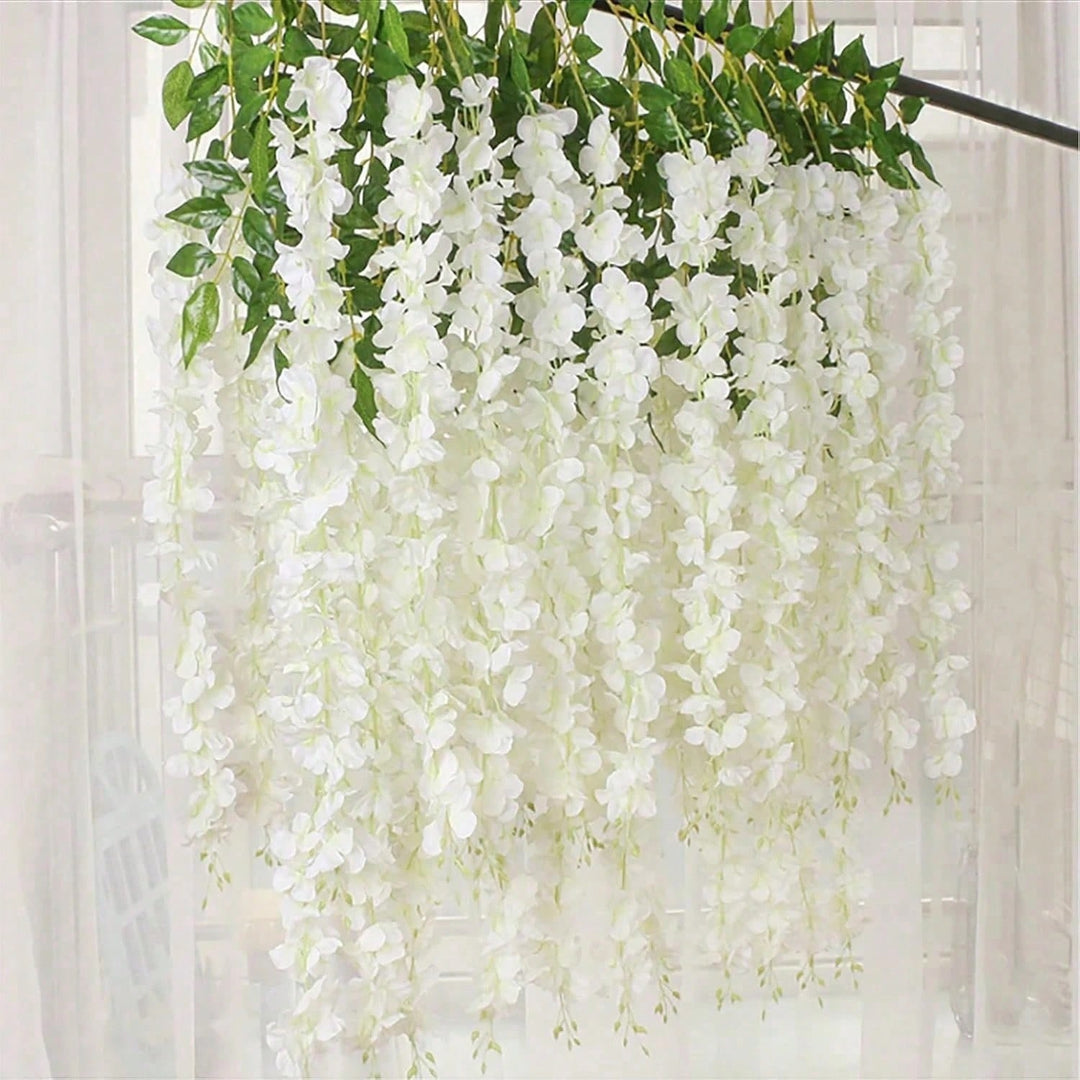 Floari artificiale SHEIN, alb