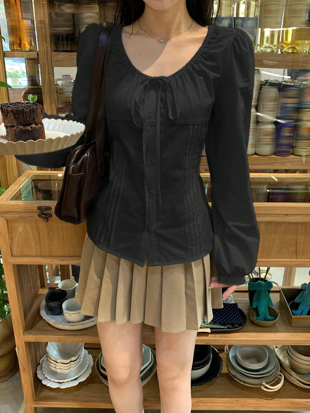 Bluza SHEIN, negru
