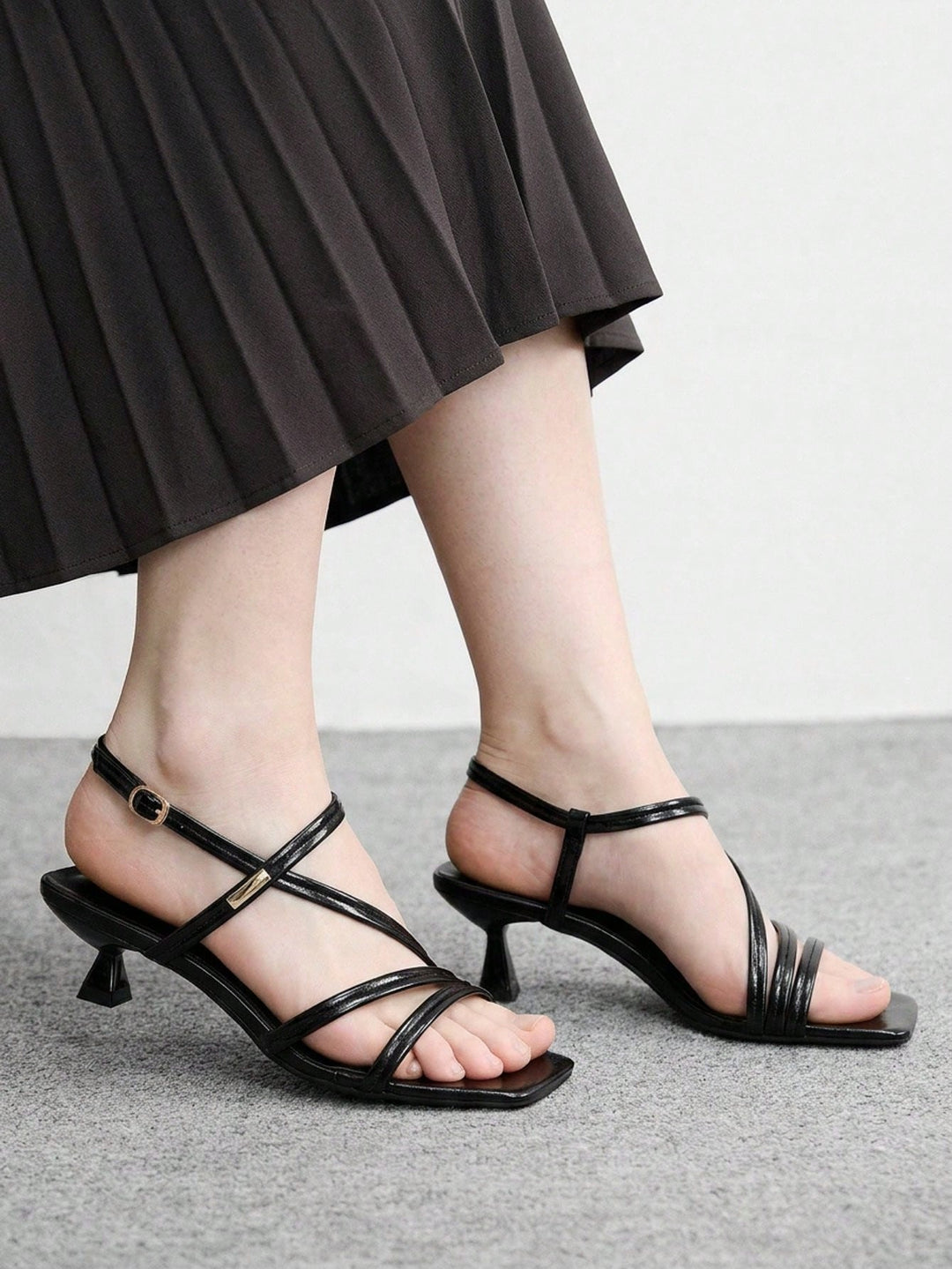 Sandale SHEIN, negru