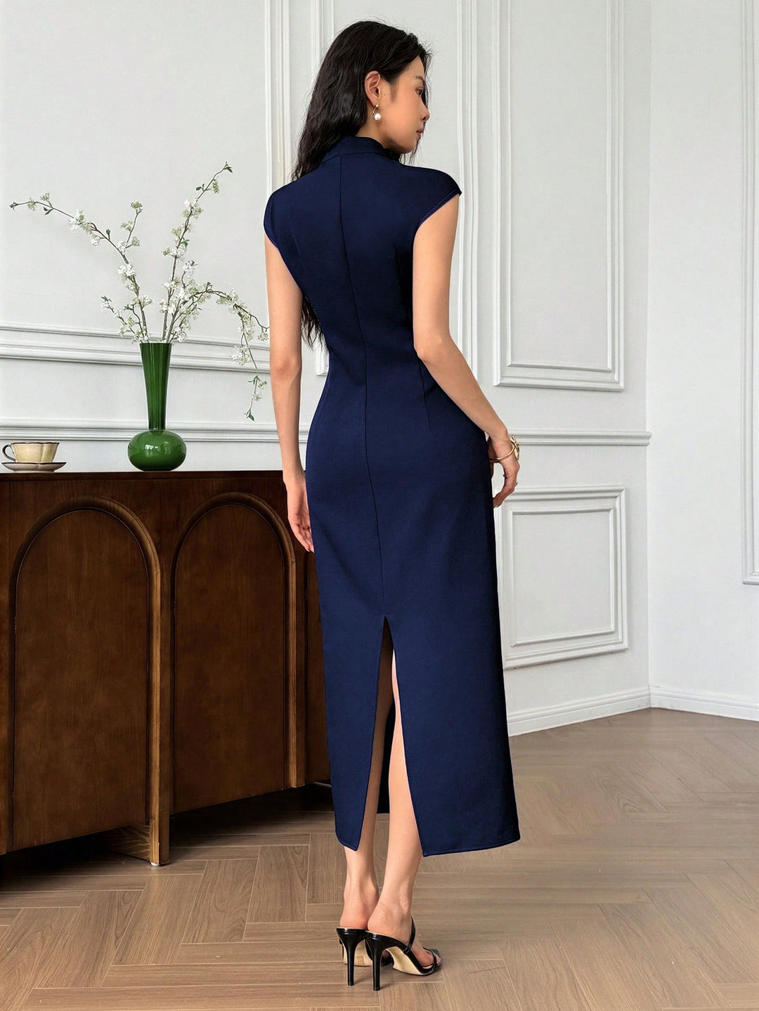Rochie maxi SHEIN, albastru