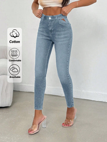 Jeans SHEIN, albastru