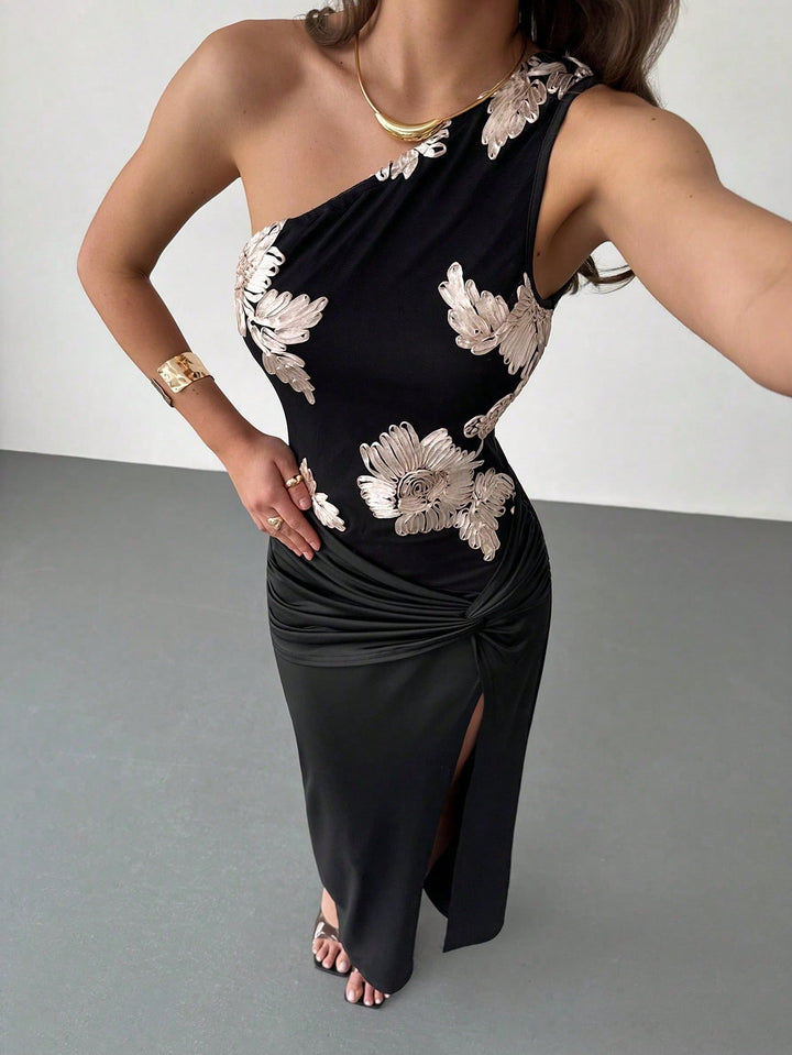 Rochie midi SHEIN, negru