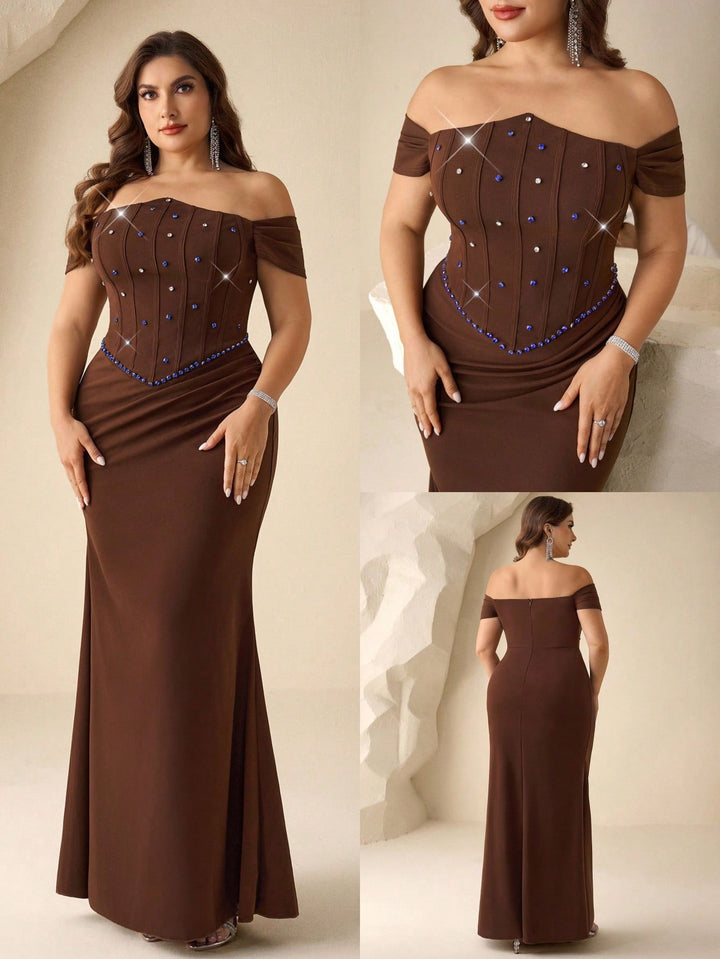 Rochie SHEIN, maro