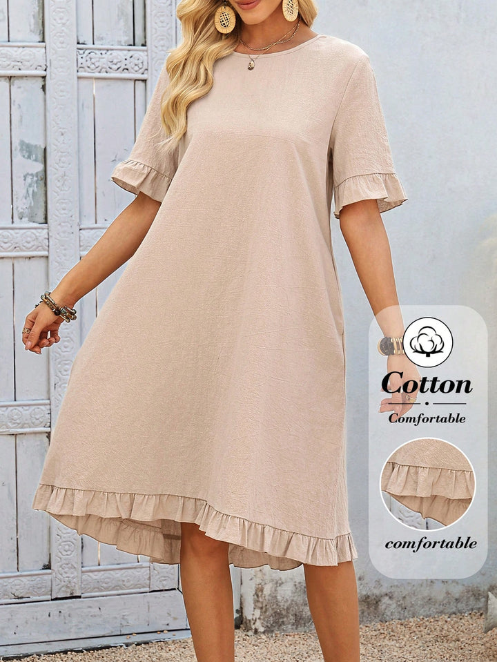 Rochie midi SHEIN, kaki