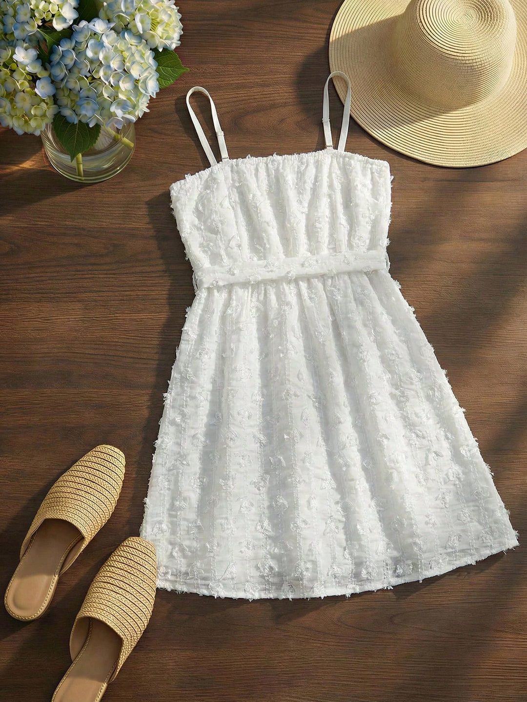 Rochie scurtă SHEIN, alb