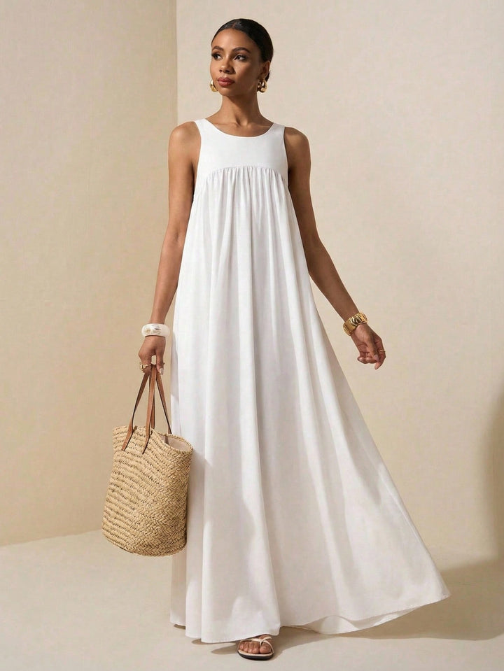 Rochie maxi SHEIN, alb