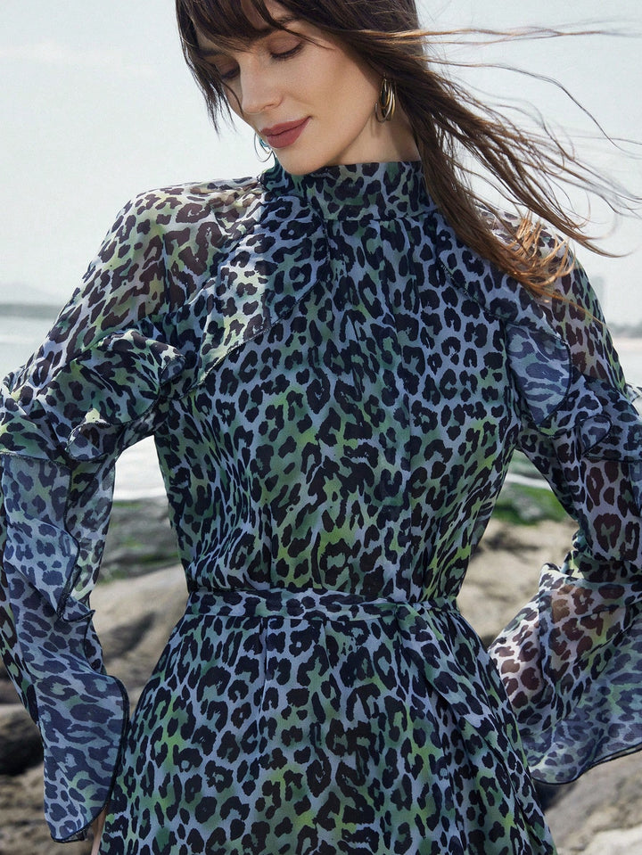 Rochie maxi SHEIN, mix culori