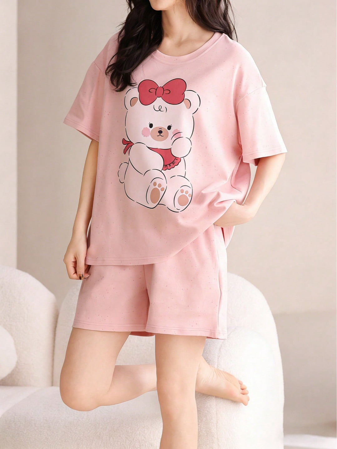 Pijama SHEIN, roz