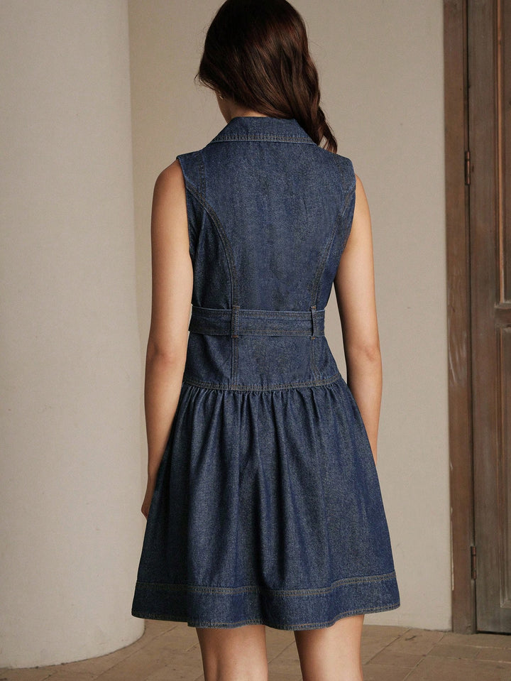 Rochie midi SHEIN, albastru