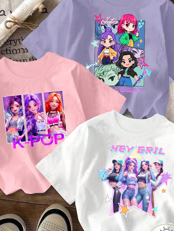 Set tricouri SHEIN, mix culori