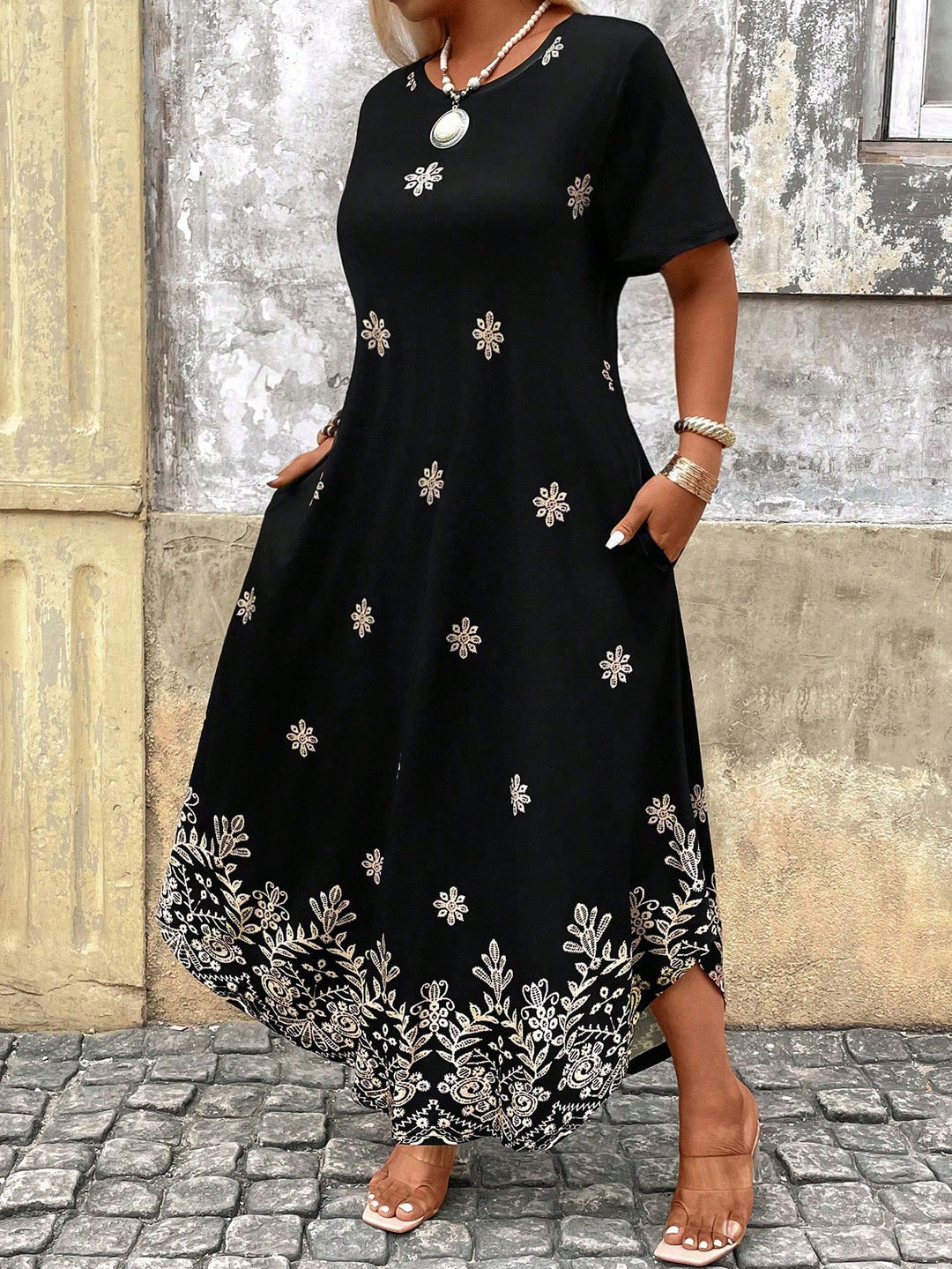 Rochie SHEIN, mix culori