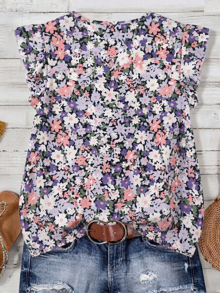 Top floral SHEIN, mix culori