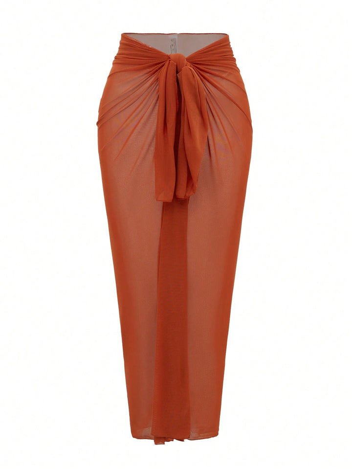 Set bikini SHEIN, portocaliu