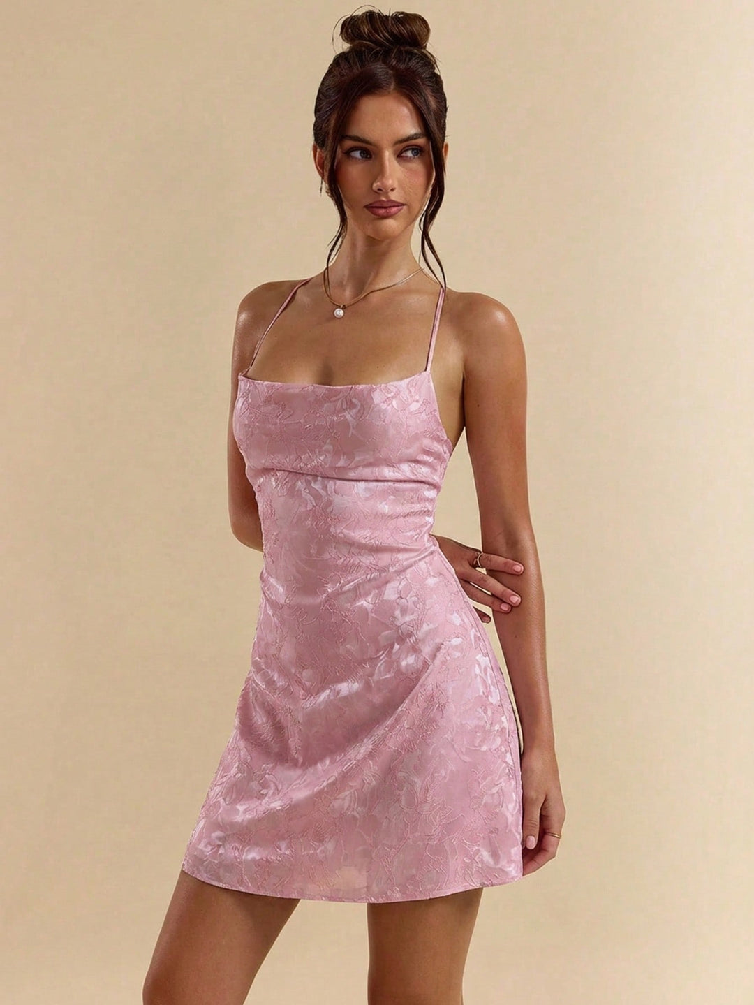 Rochie mini SHEIN, roz