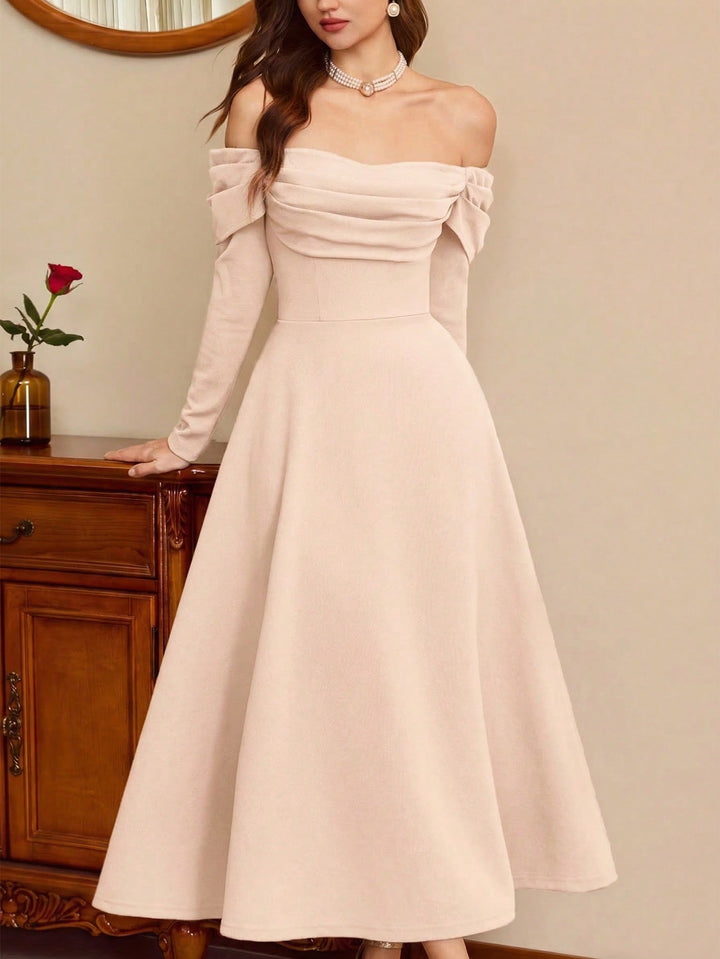 Rochie maxi SHEIN, portocaliu