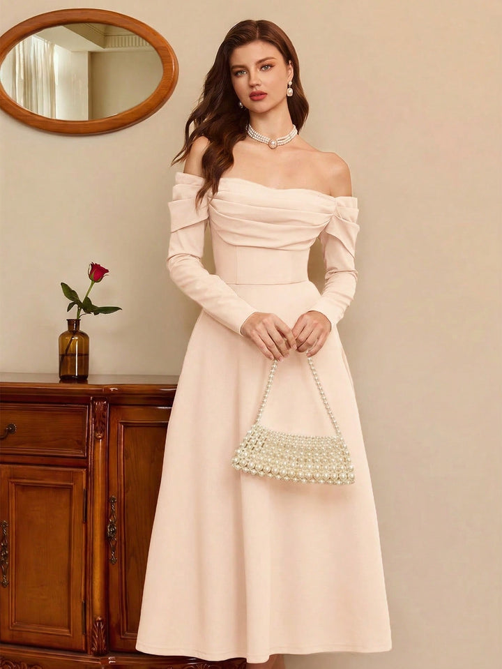 Rochie maxi SHEIN, portocaliu