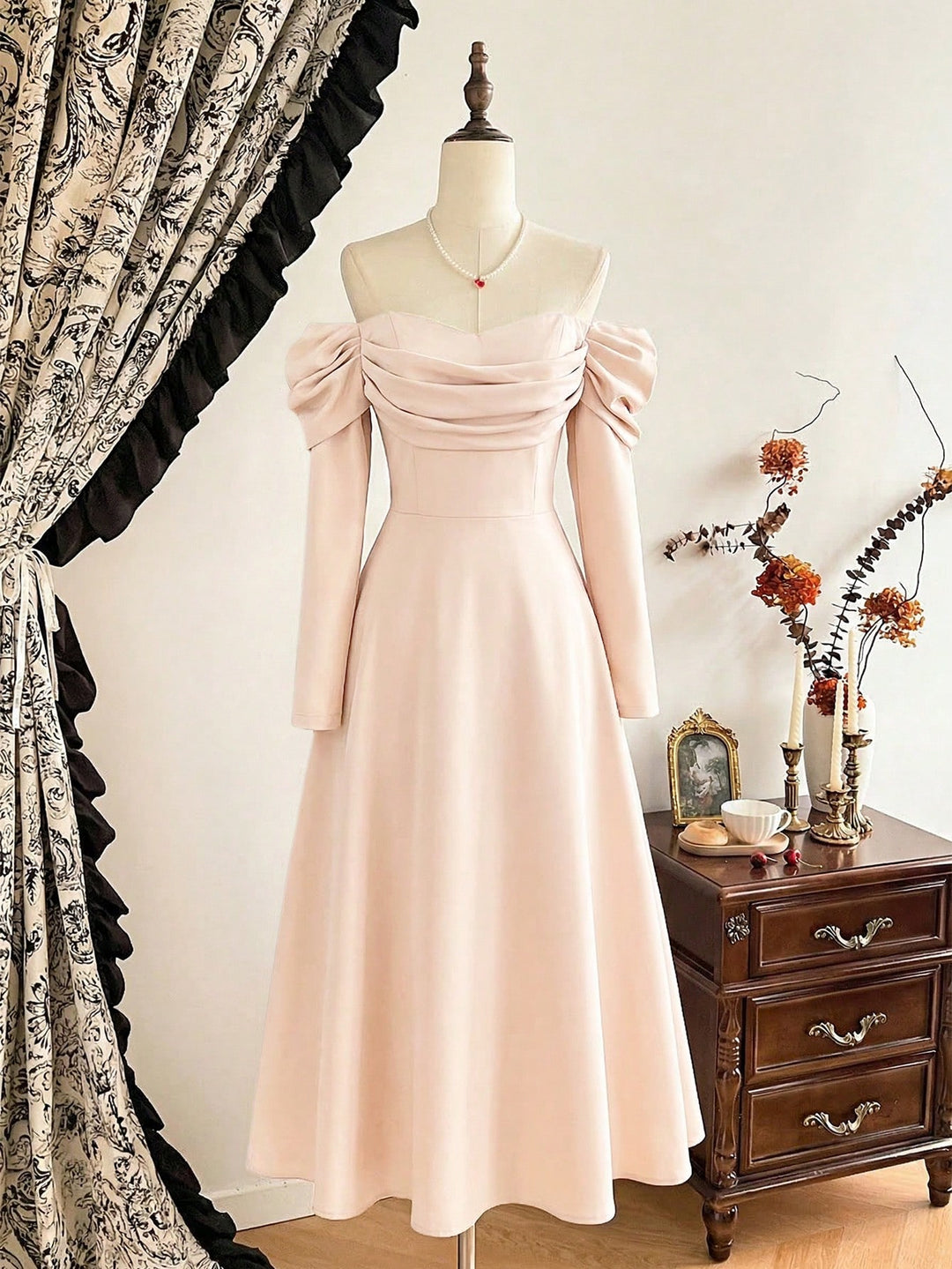 Rochie maxi SHEIN, portocaliu