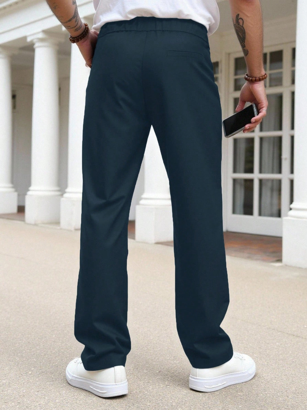 Pantaloni SHEIN, albastru