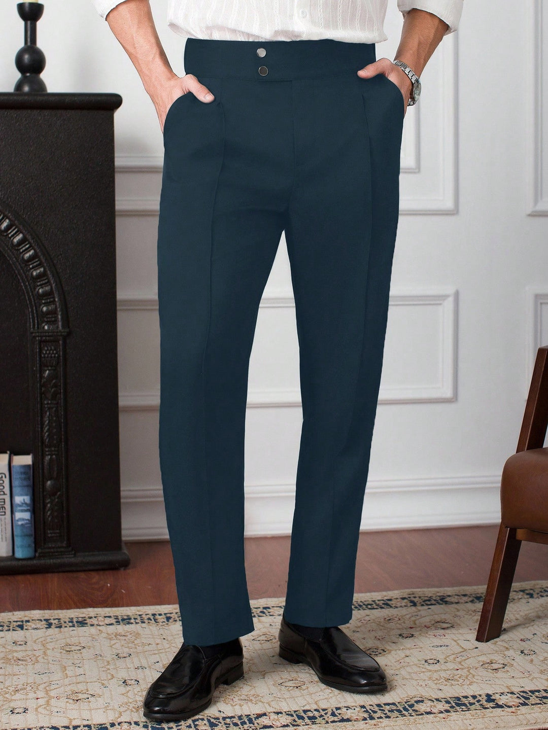 Pantaloni SHEIN, albastru