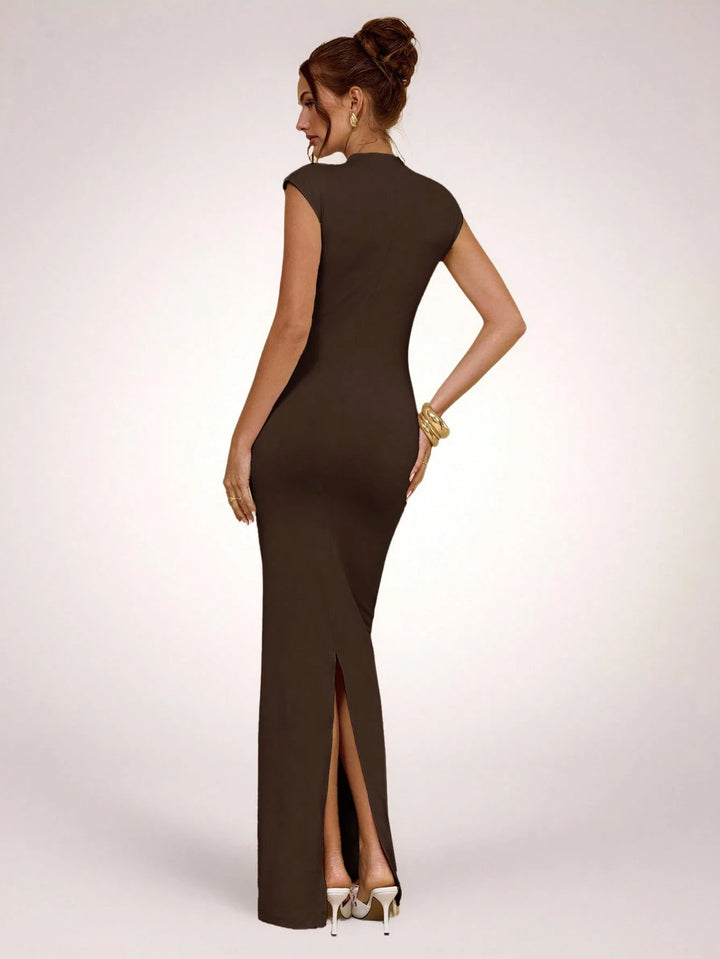 Rochie maxi SHEIN, maro