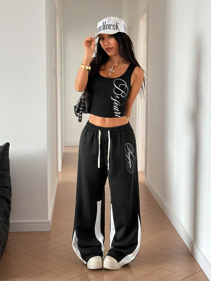 Pantaloni SHEIN, negru