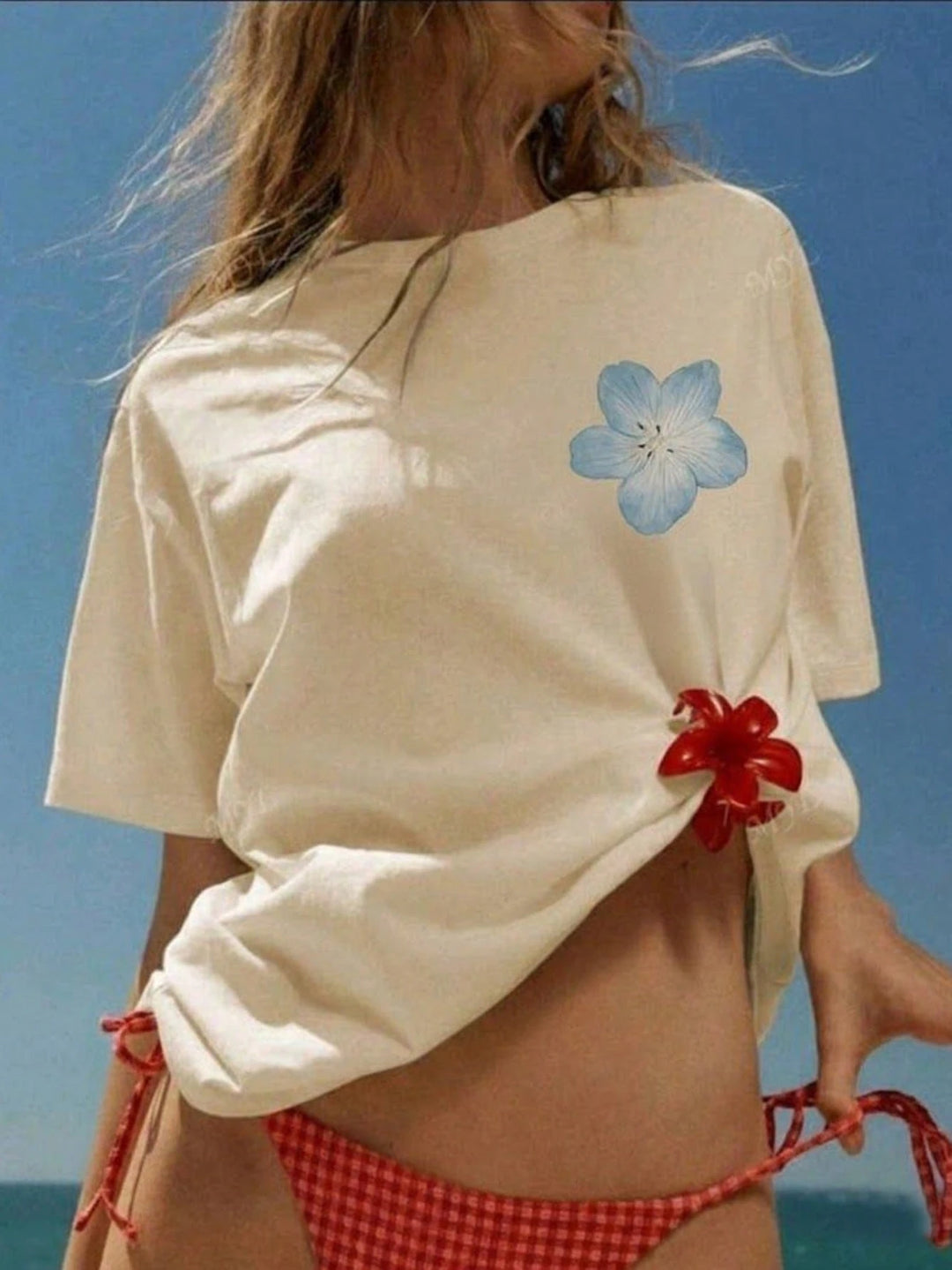 Tricou SHEIN, bej
