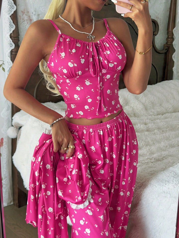 Compleu pijamale SHEIN, roz