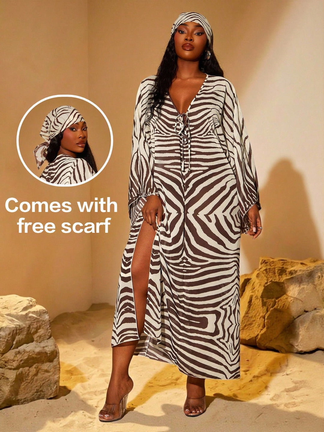 Rochie SHEIN, kaki