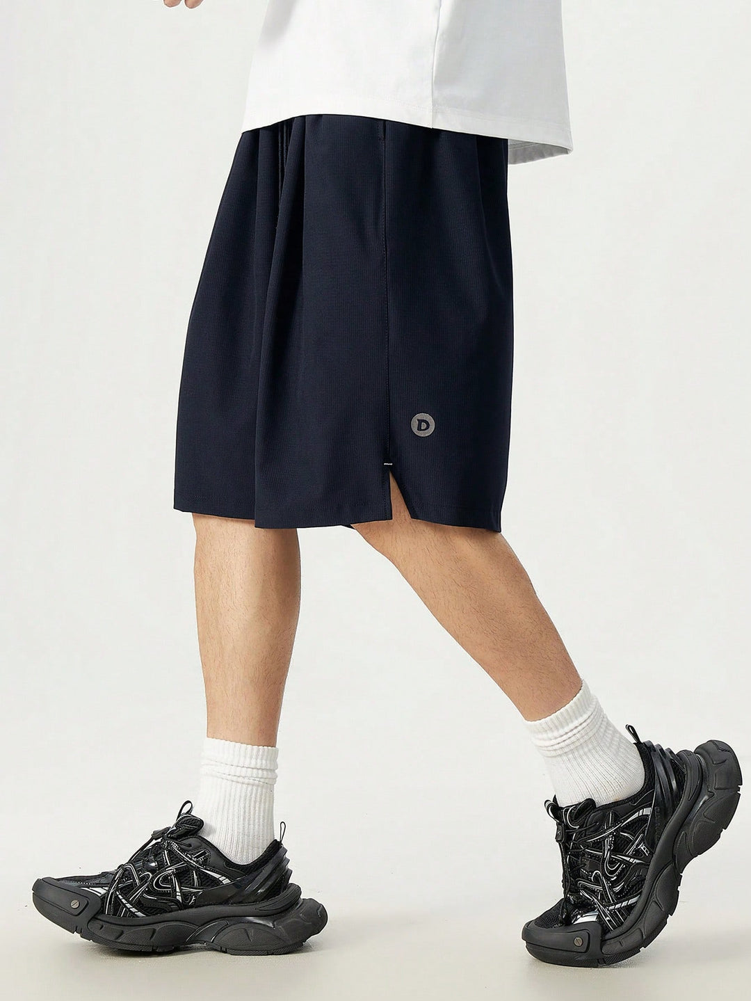 Pantaloni scurți SHEIN, negru