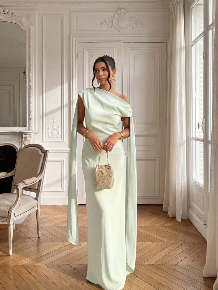Rochie maxi SHEIN, verde