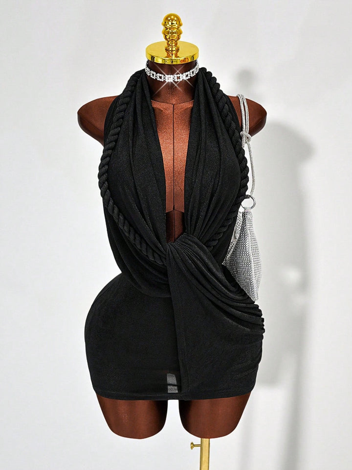 Rochie mini SHEIN, negru